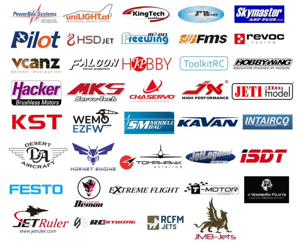 Verschiedene Markenlogos für Modellbau